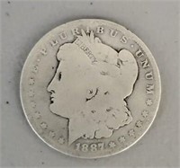 1887-O US Morgan Dollar