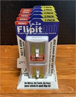 Five New Nebo Flipit 400 2 Pack Lights