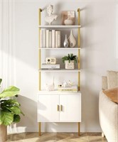 Yusong 73" Tall Bookshelf with Cabinet,
