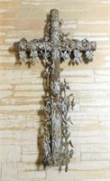 French Cast Iron Cemetery Cross.