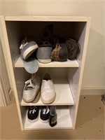 Shelving with size 6 1/2 and 7 women shoes