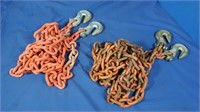 2 Plastic Coated 15' Chains
