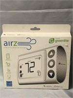 NIB AIRZ SMART THERMOSTAT.  POWERED BY GREENLITE