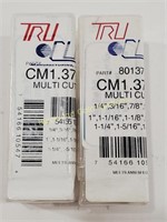 (2) NEW Tru Cut Step Drill Bits