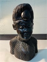 AFRICAN CARVED BUST