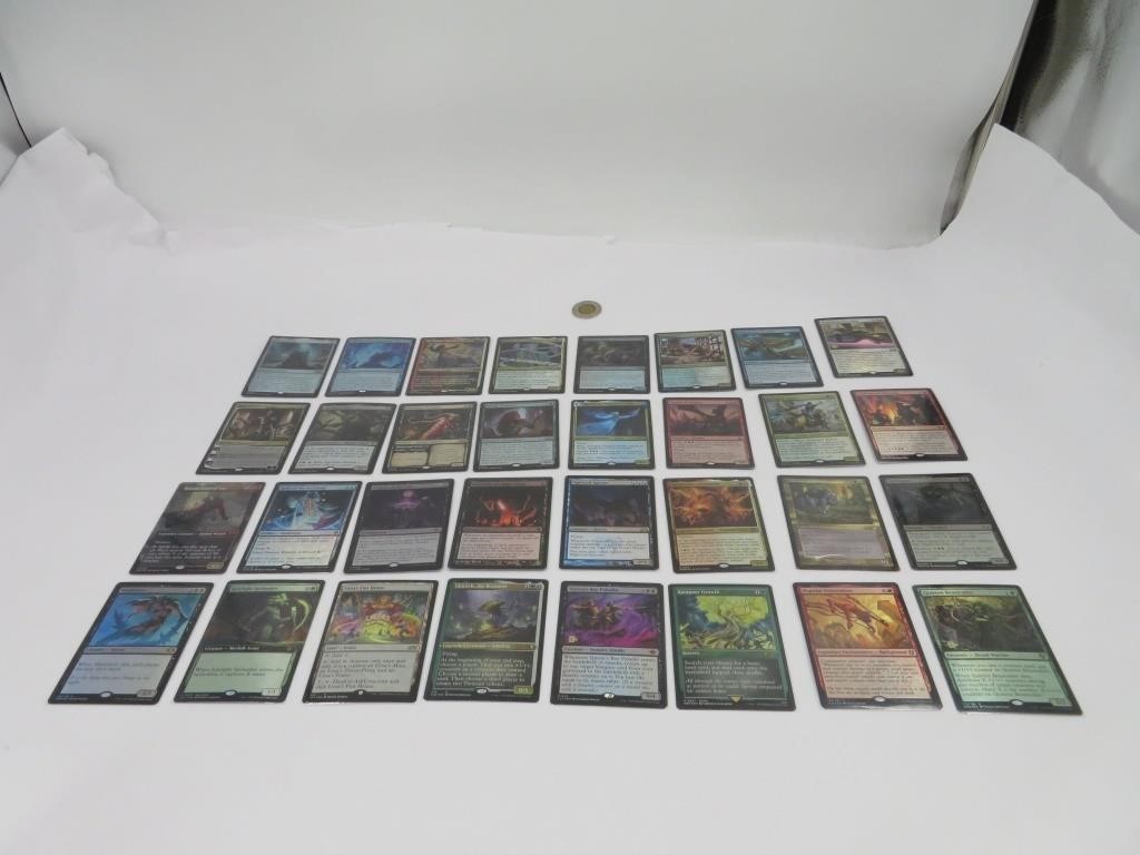 32 cartes Magic The Gathering rare avec HOLO