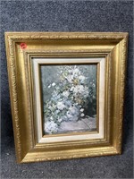 FLORAL GOLD PAINTED FRAME PRINT