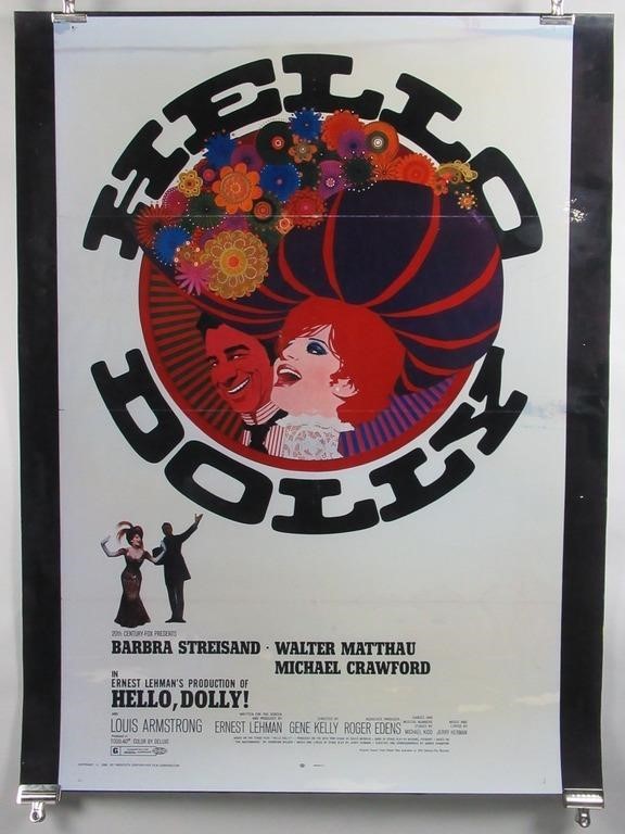 Hello Dolly Backlit Film Poster