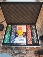 Poker cards and chips