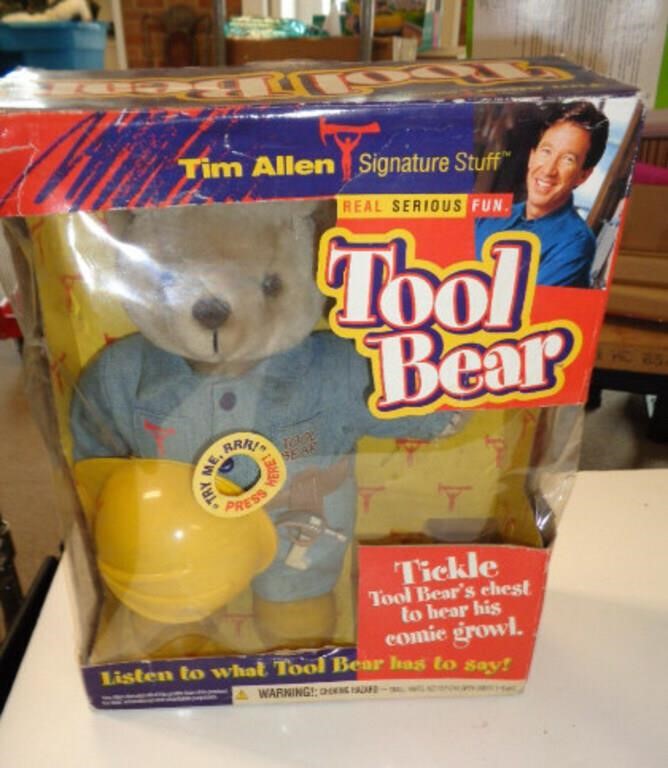 TIM ALLEN TOOL BEAR IN ORIG BOX