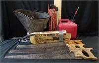 Hand Saws, Grease Gun & Rubber Bungee Cords