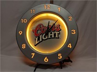 2000 Coors Light Beer Light Clock