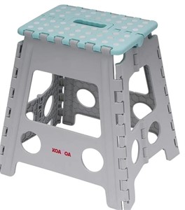 Folding Step Stool - Hold Up to 330 lbs, 9 Inch