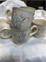 set of 6 used Noritake coffee cups