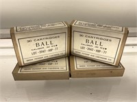 4 Boxes of Ball 30-06 Cartridges
