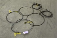 (6) 1/2" Wire Cables w/Tags, Vertical Lift 2.5-4.1