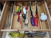 Kitchen utensils misc drawer lot
