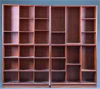 10 Danish Modern Illums Bolighus bookcases.
