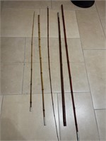 Bamboo Fishing Rod Lot