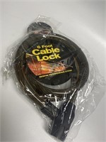 6’ Cable Lock new in packaging with Keys