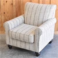 Light Stripe Occasional Accent Chair