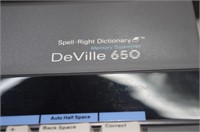 DeVille 650 Spell Right Dictonary Type Writer