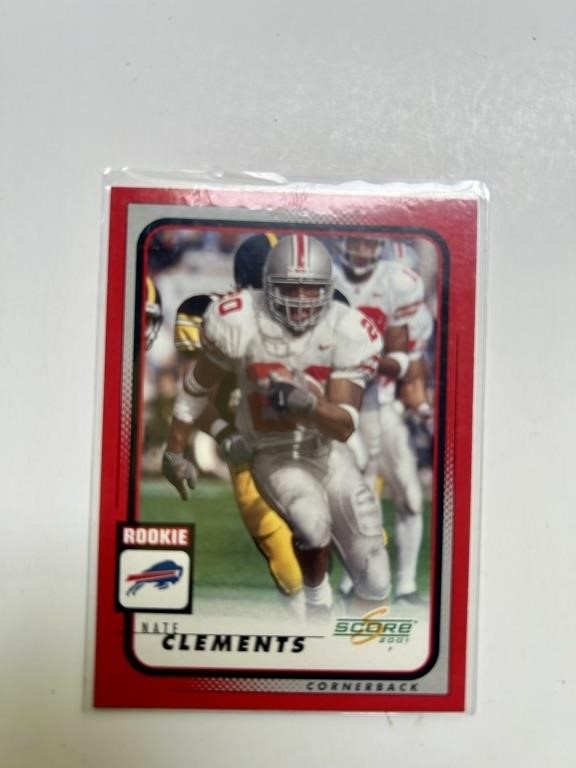 2001 Nate Clements Score Select Rookie