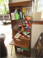 cabinet & shelf & all contents on them