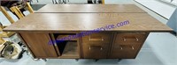 Pair of Press Board Wooden Storage Cabinets