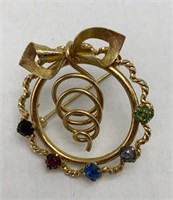 Vintage Gold Filled Brooch Pin