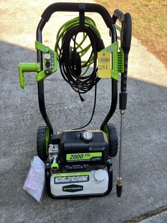 Greenworks 2000 P S I Electric Pressure Washer