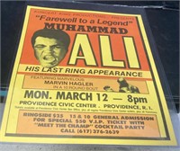 (I) Muhammad Ali farewell poster 17x22