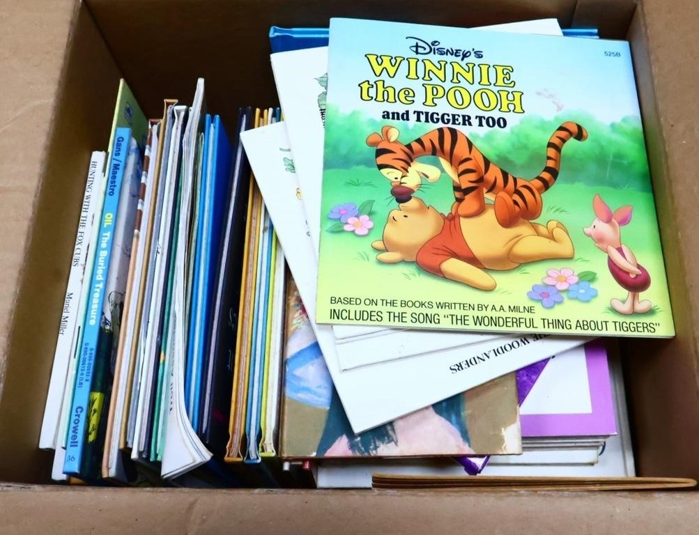 Box lot of childrens books