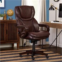 Serta Big and Tall Executive Office Chair, Brown