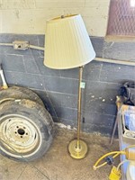 Working Brass Floor Lamp