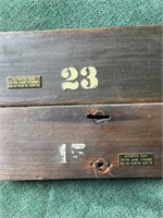 Notre Dame Stadium Seats # 15 (Signed Holtz) & 23