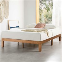 Full 12" Mellow Solid Wood Platform Bed