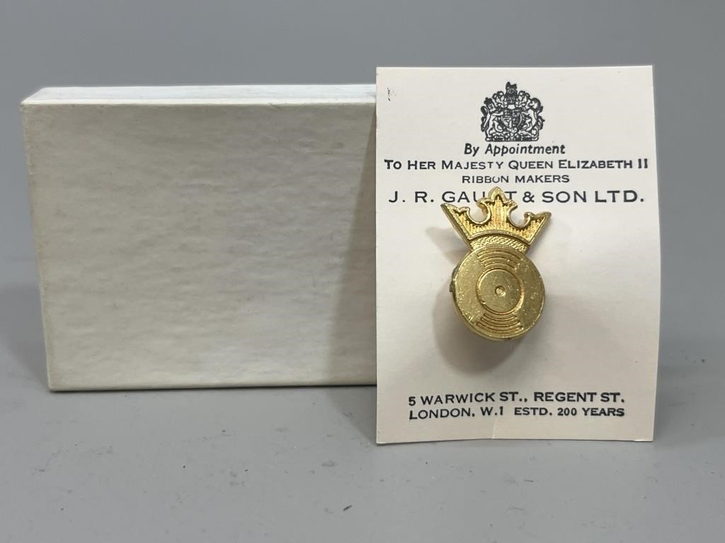 To Her Majesty Queen Elizabeth II Pin J. R. G