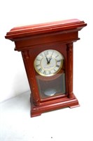 Quartz Mantle Clock w/ Pendulum 15"T