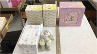 Precious moments figurines 4 boxes in lot