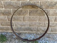 Vintage Steel Wheel Rim 44" x 3"
