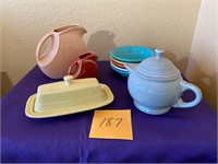 Vintage fiesta ware dishes #187