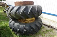 Pair of Goodyear 18.4-34 Duals