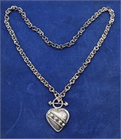 925 Sterling Heart Chain Necklace