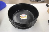 (6) Rubber feed pans