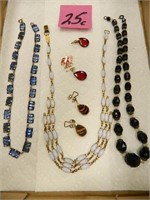 Vintage Necklaces & Handmade Earrings