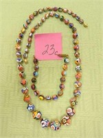Millefiori 26" Necklace with 7" Bracelet