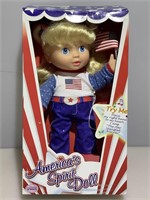 NIB Patriotic singing Uneeda doll Americas