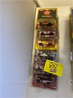 ROW OF DIECAST NASCARS IN PACKS