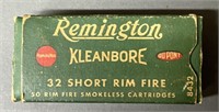 50 rnds Remington .32 Short Rimfire Ammo